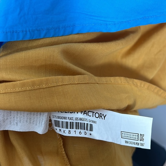 English Factory Midi Colorblock Dress Sz small- gently used - Picture 14 of 16